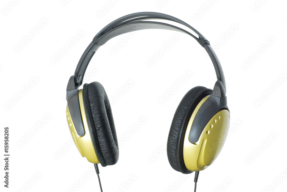 Headphones. Isolated on white with clipping path. Headphones. Isolated on white with clipping path.