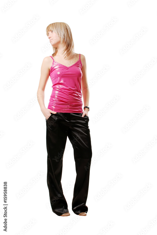 fashionable woman isolated fashionable woman isolated