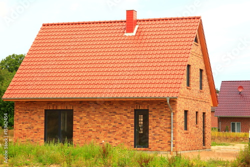 Wallpaper Mural Haus Rohbau Einfamilienhaus Ziegeldach Torontodigital.ca