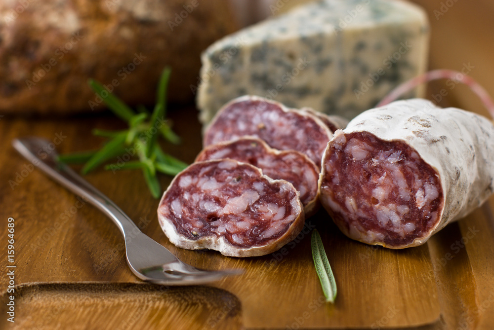 French  Salami and Blue Cheese