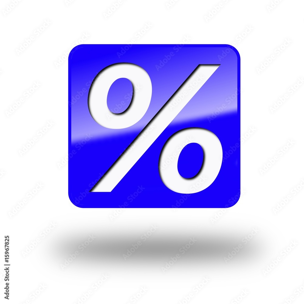 Prozent Button Prozent Button