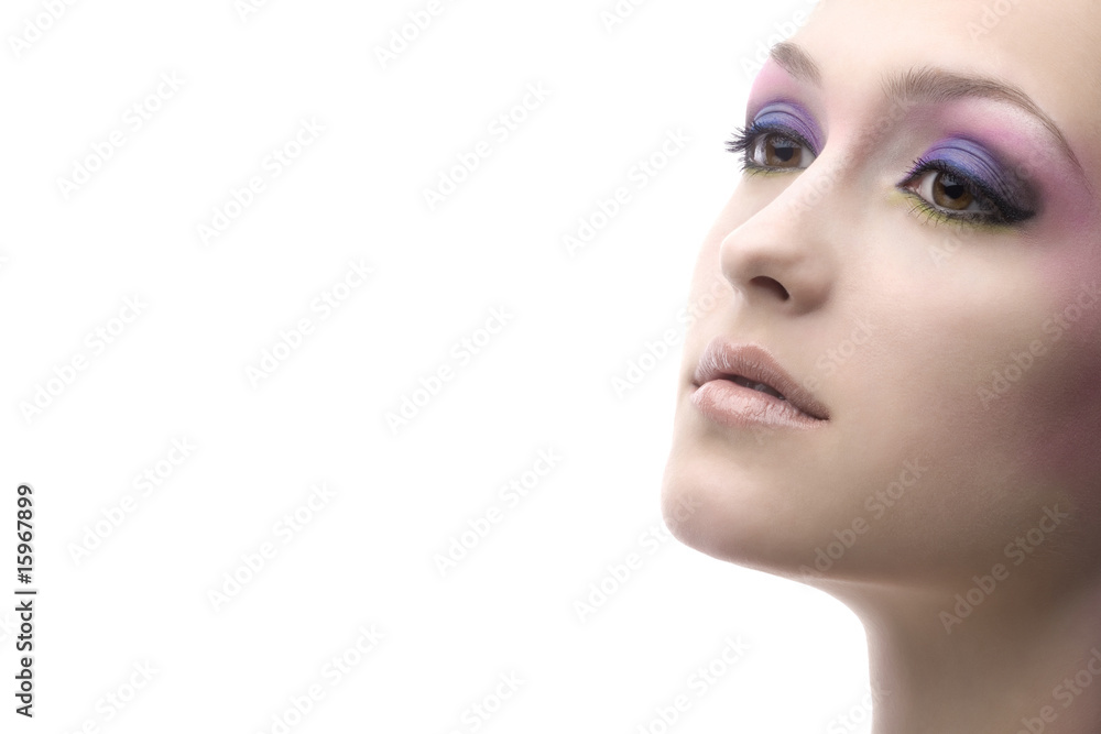 Pretty young woman portrait Pretty young woman portrait