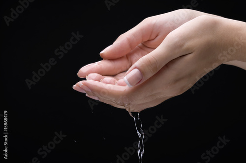 handful of water