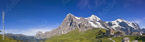 panorama of the Eiger, Mönch, Jungfrau © tospark