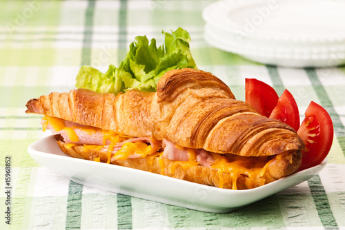 Wallpaper Mural Ham & Melted Cheese Croissant Torontodigital.ca