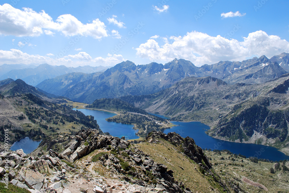 Les lacs d'Aubert et d'Aumar