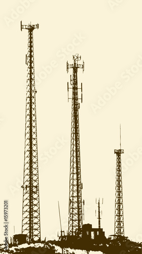 communication towers