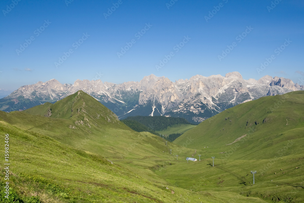 Fototapeta premium Dolomiti in val di Fassa