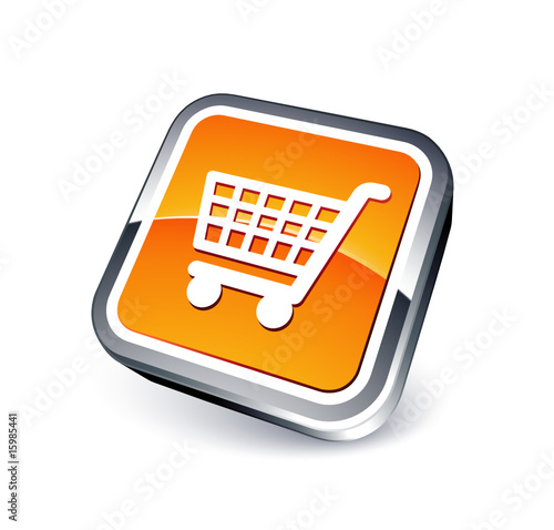 Obraz na płótnie icône panier, shopping w salonie