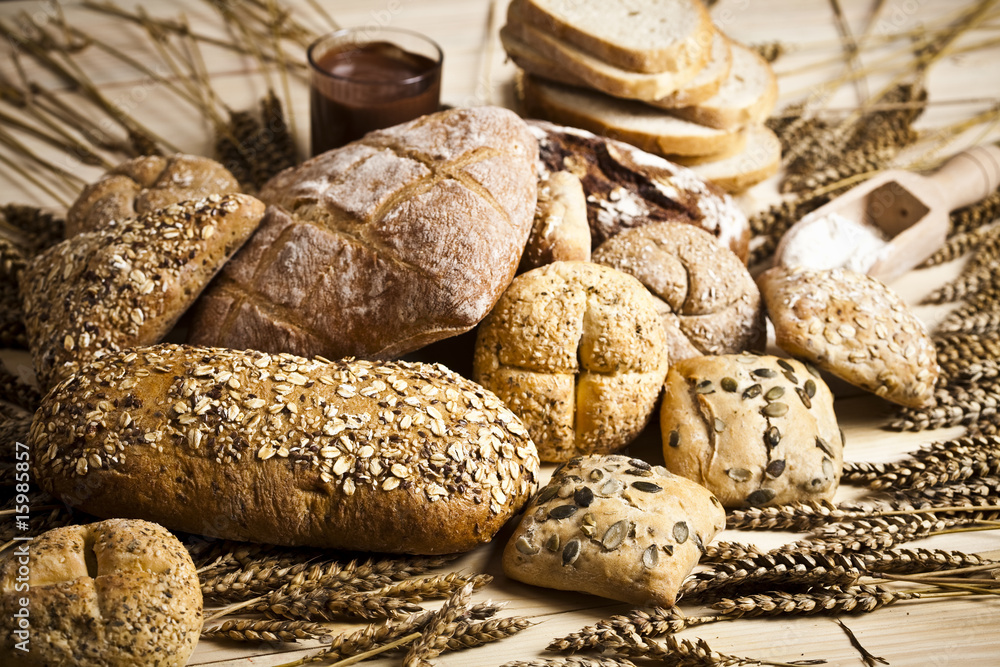 Variety of whole wheat bread