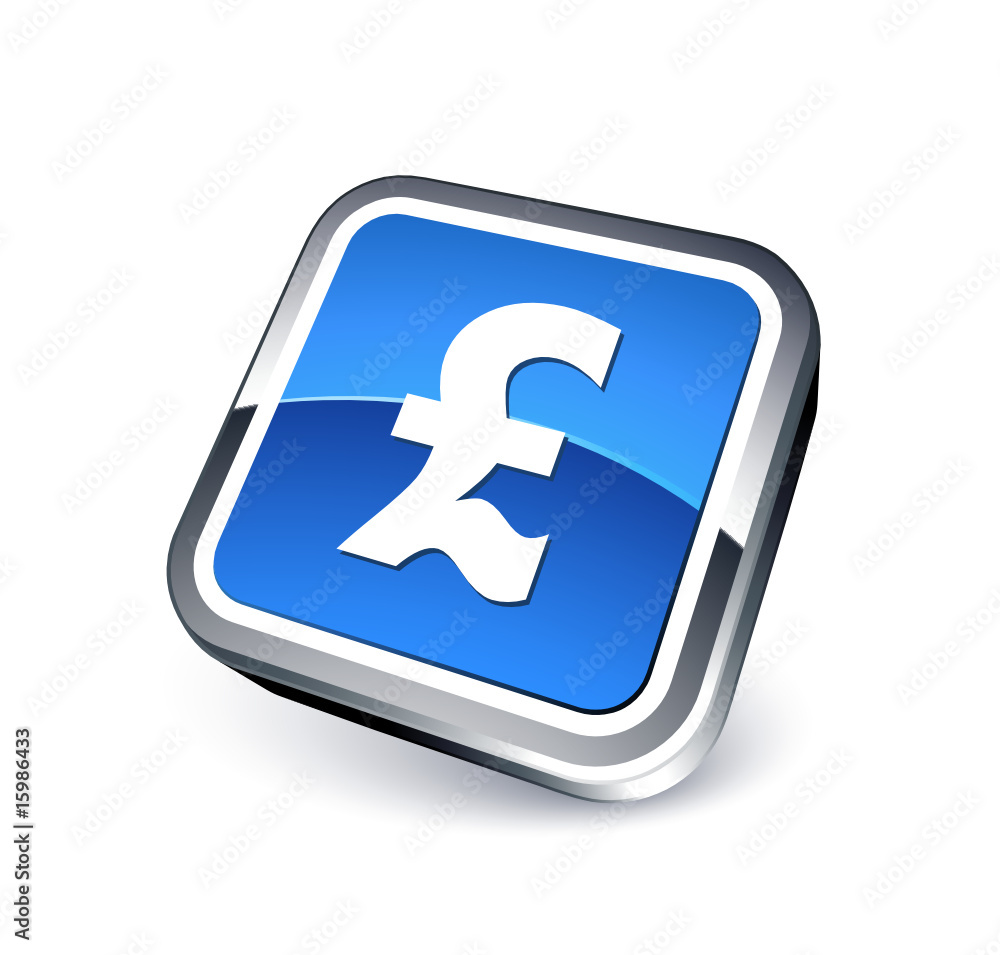 Fototapeta premium icône livre sterling