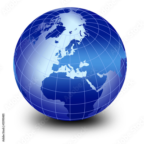 blue world globe