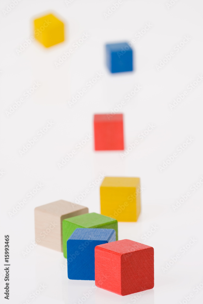 Obraz premium Wooden toy blocks