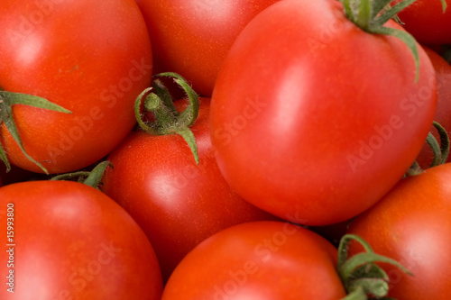 detail of red tomatoes