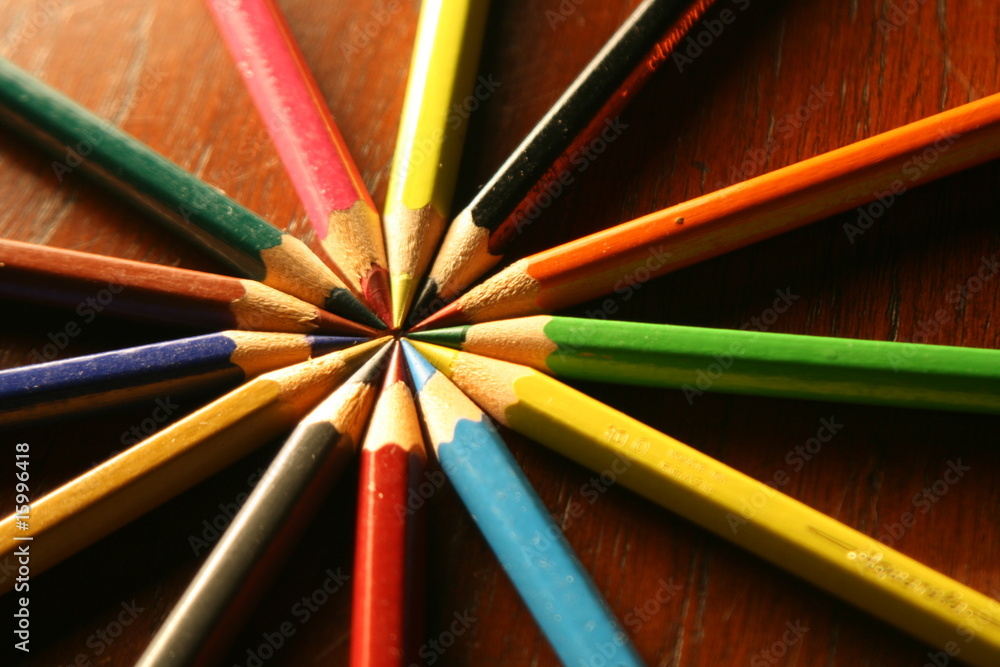 Fototapeta premium Colored pencils