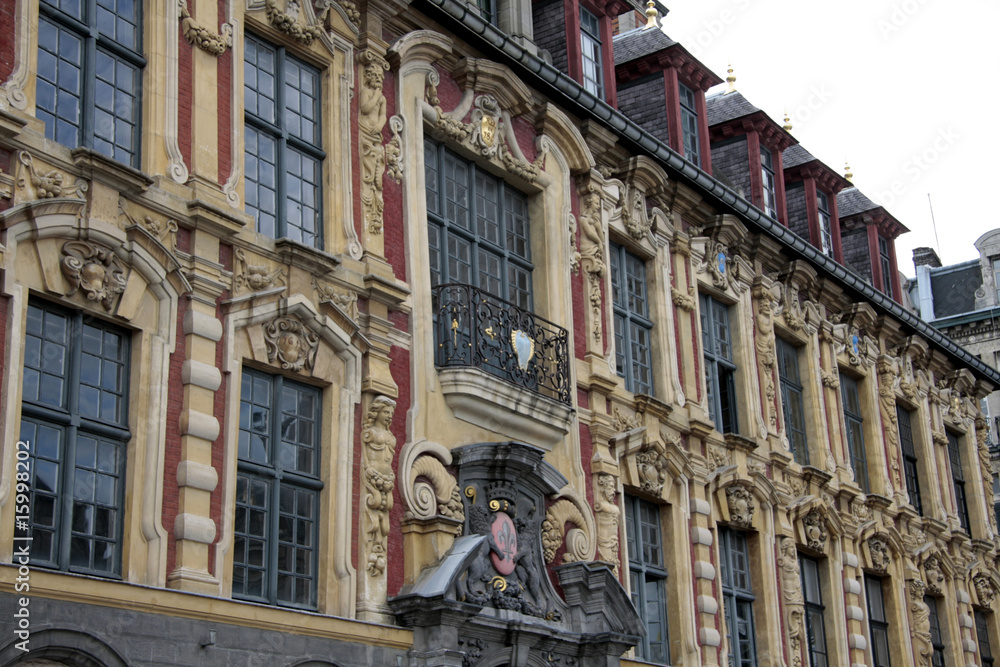 Bourse sur la Grand' Place, Lille, France