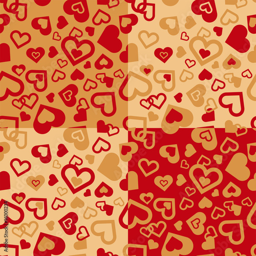 Endlessly recurring "hearty" pattern