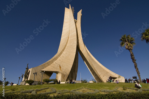 Monument des martyrs, in the capital of Algeria