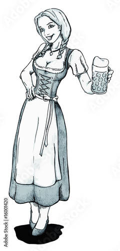 Oktoberfest, Dirndl, Bayern, Bier