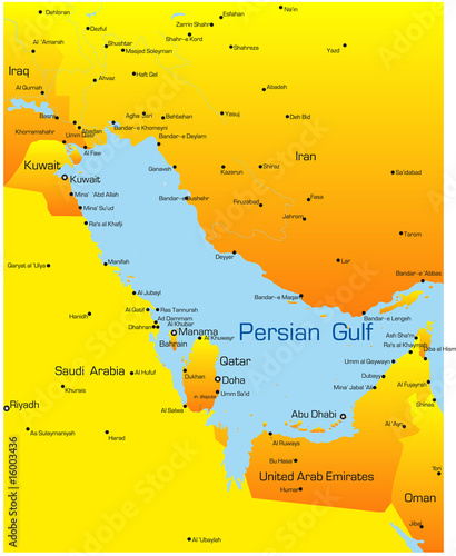 Quadro em tela Persian gulf