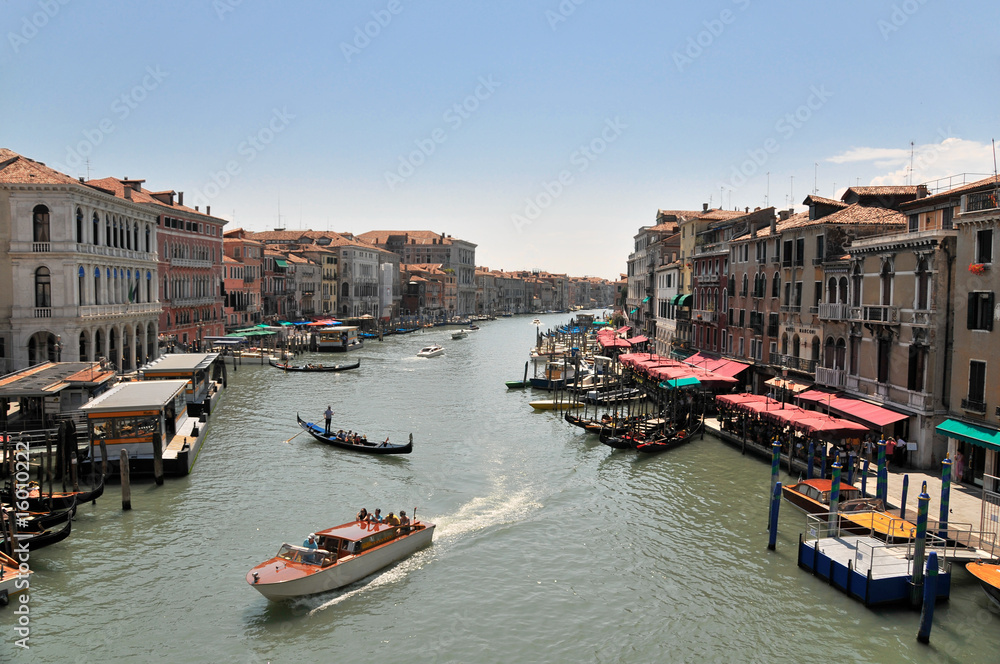 Italy, Venice. Canal Grande.