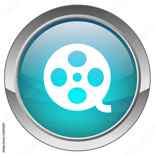 Bouton "Cinéma" (bleu)