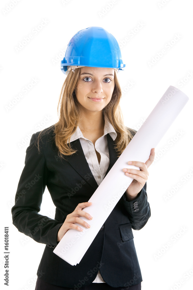 Beautiful female architect Beautiful female architect