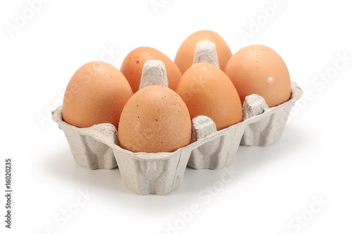Fresh healthy eggs