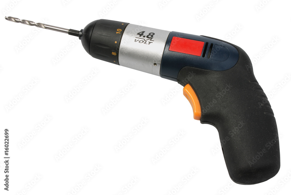Battery drill. Battery drill.