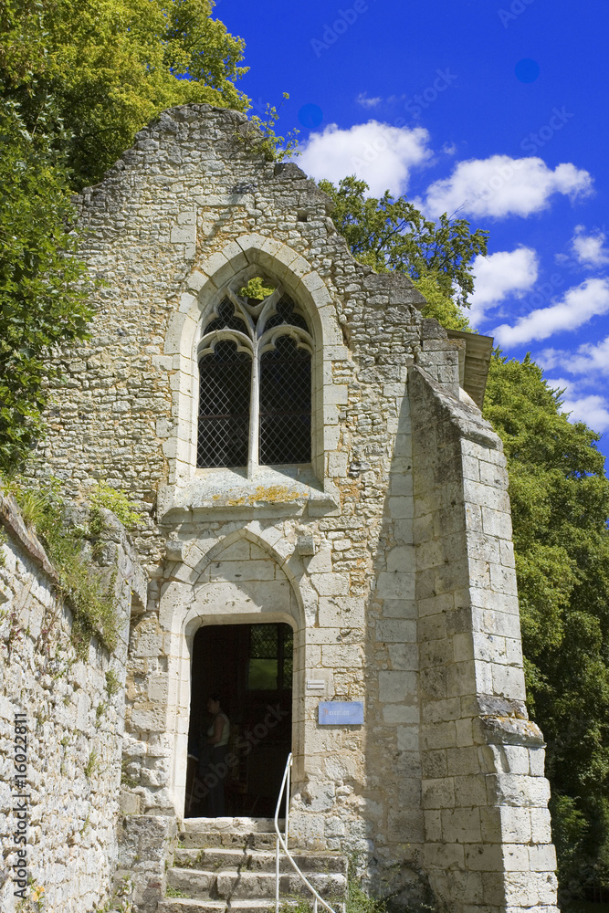 france,normandie,radepont : abbaye de fontaine guérard