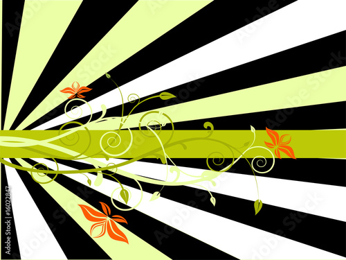 abstrakter floraler hintergrund