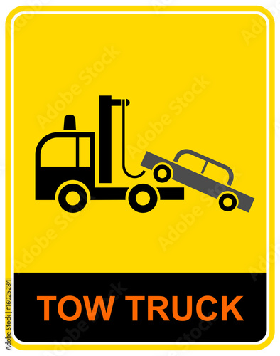 Tow truck - sign