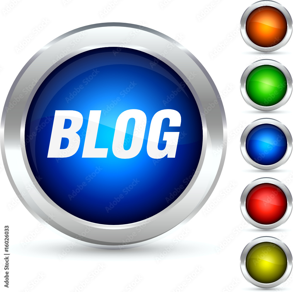 Blog detailed button. Vector illustration Blog detailed button. Vector illustration