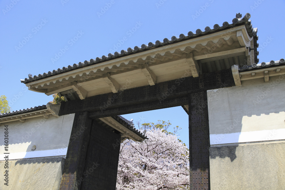 大阪城桜門