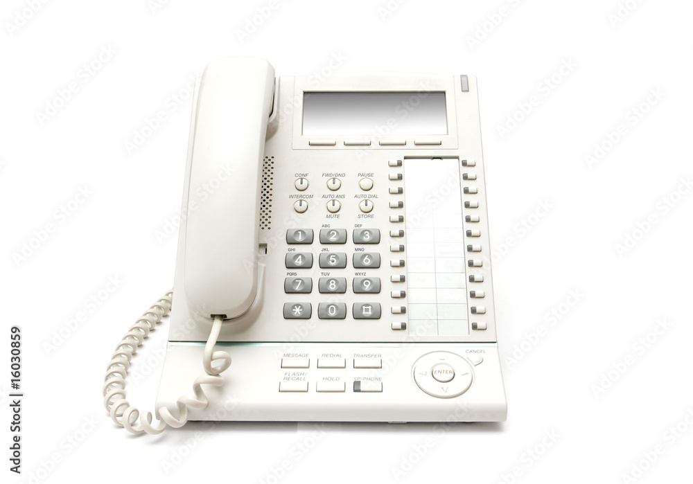 modern telephone isolated on white modern telephone isolated on white