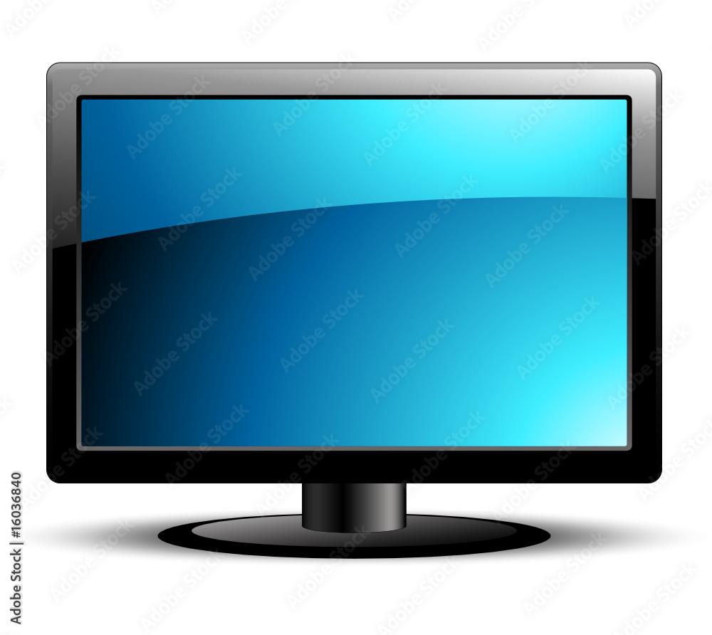 Fototapeta premium LCD panel detailed icon