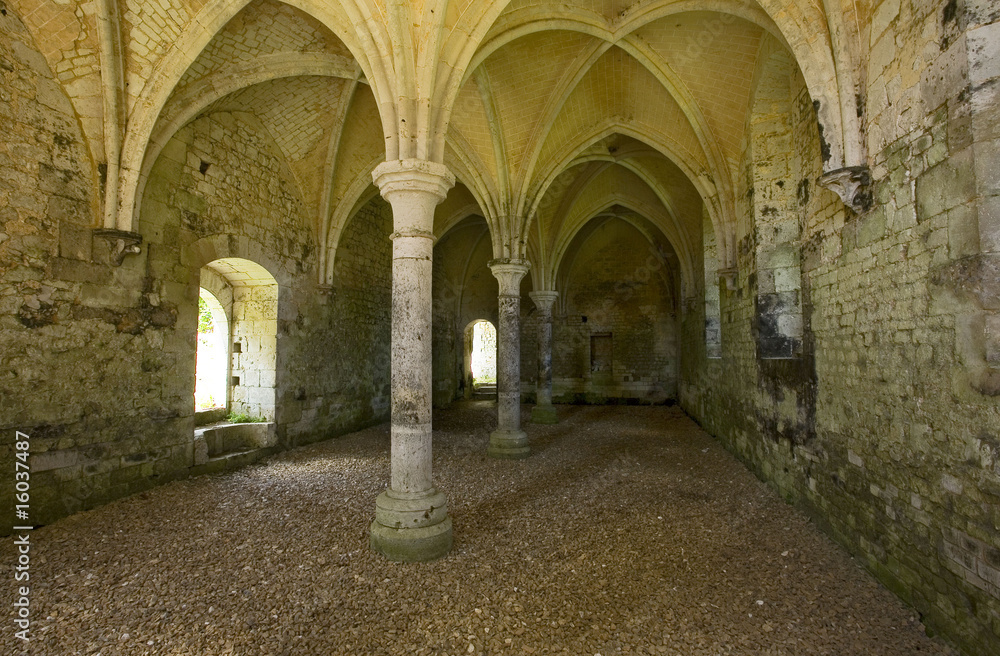 france; normandie; radepont :  abbaye de fontaine guérard