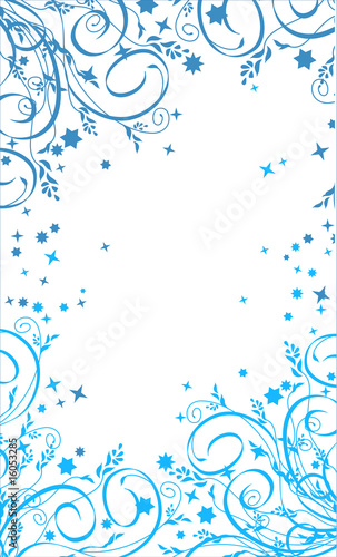 Christmas white and blue background / vector