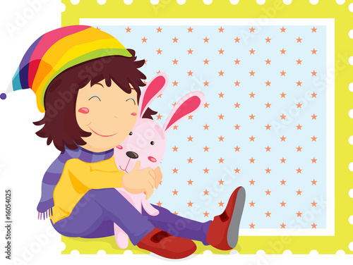 hugging stamp