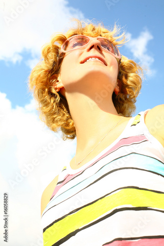 Fotografi girl bespectacled