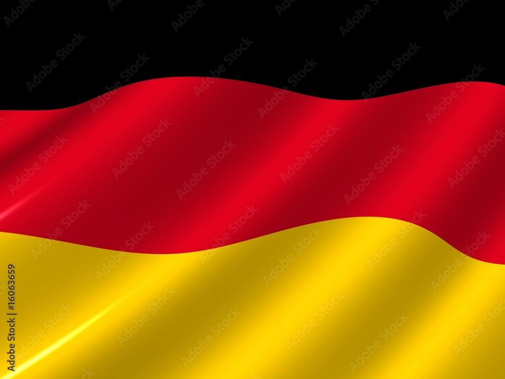 Naklejka premium niemiecka flaga