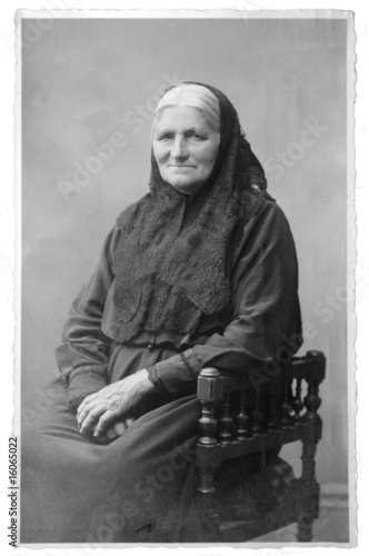Alte Bäuerin 1900 - old farmer´s wive 1900 - black forrest