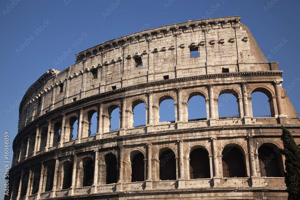 Details Colosseum Rome Italy