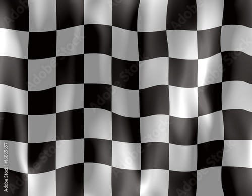 Foto drapeau à damier formule 1