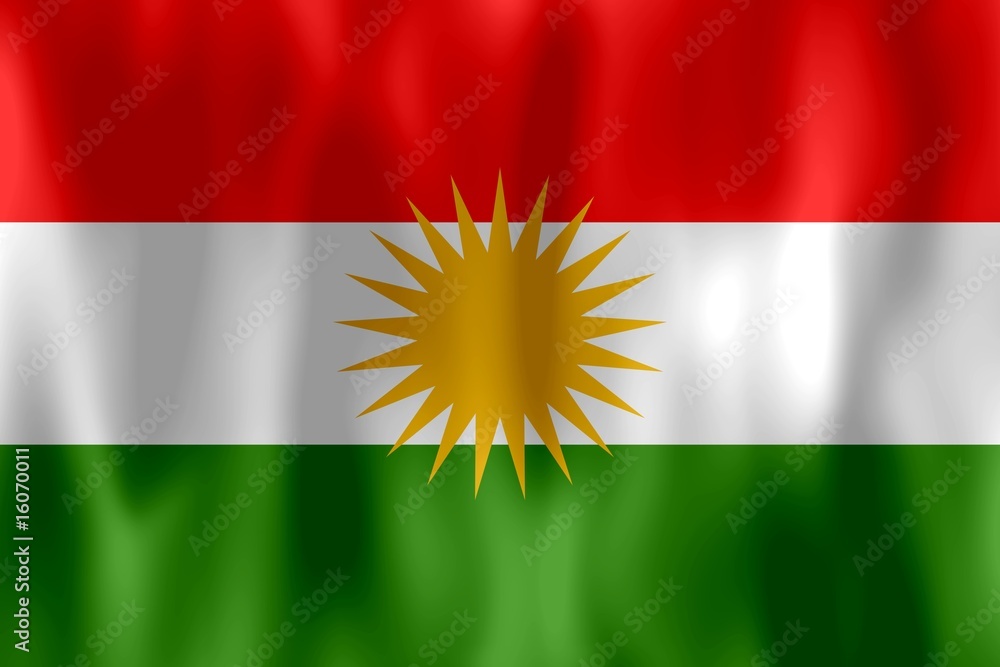 Foto drapeau kurdistan
