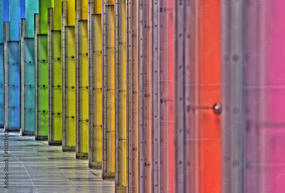 Rainbow Columns Rainbow Columns