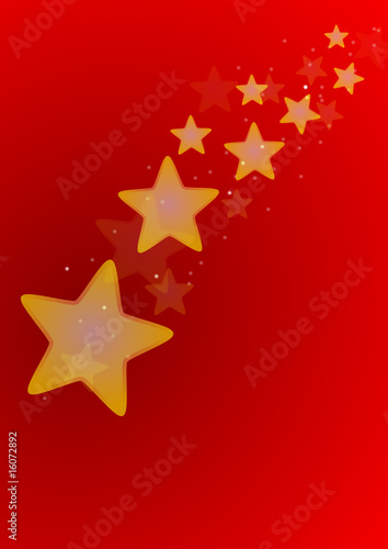 christmas gold stars
