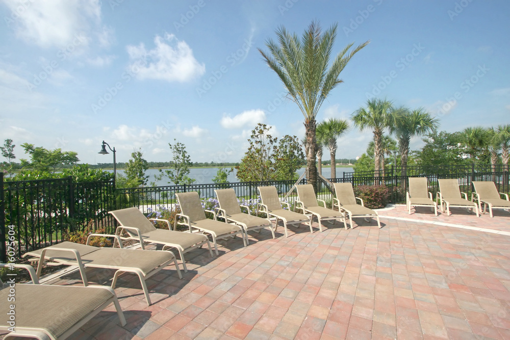 Fototapeta premium Pool Deck