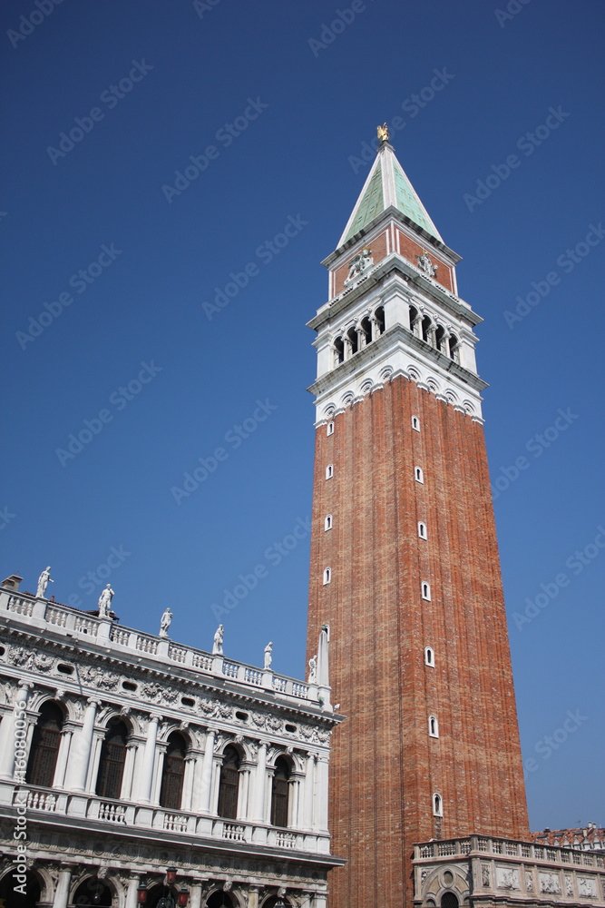 San Marco square tower in Venice
