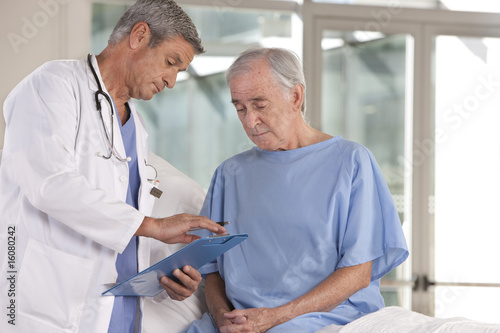 doctor discussing with patient